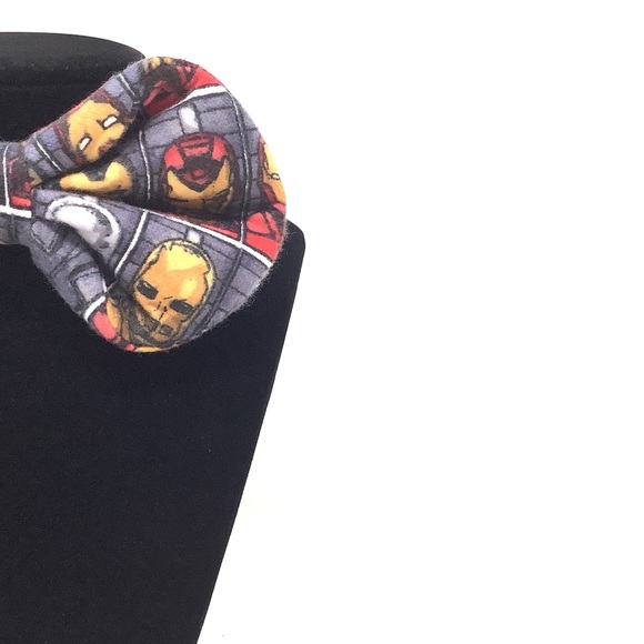 Iron Man Blocks Handcrafted Bow Tie - Comic Book Collection - Picture 3 of 13